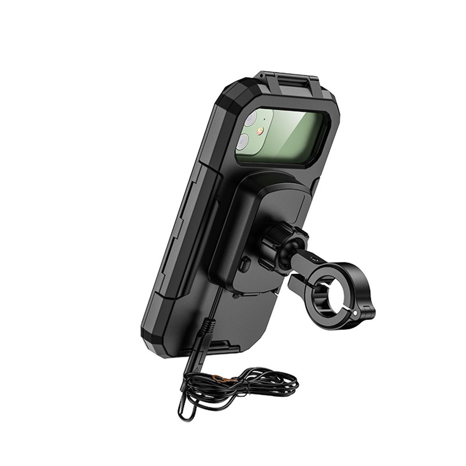 Handlebar Phone Holder Wireless Charger Fit for Road Bike Accessories