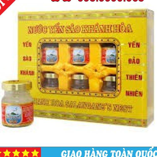 Yến sào Sanest Khánh Hoà - Hộp 6 Lọ 70 ML
