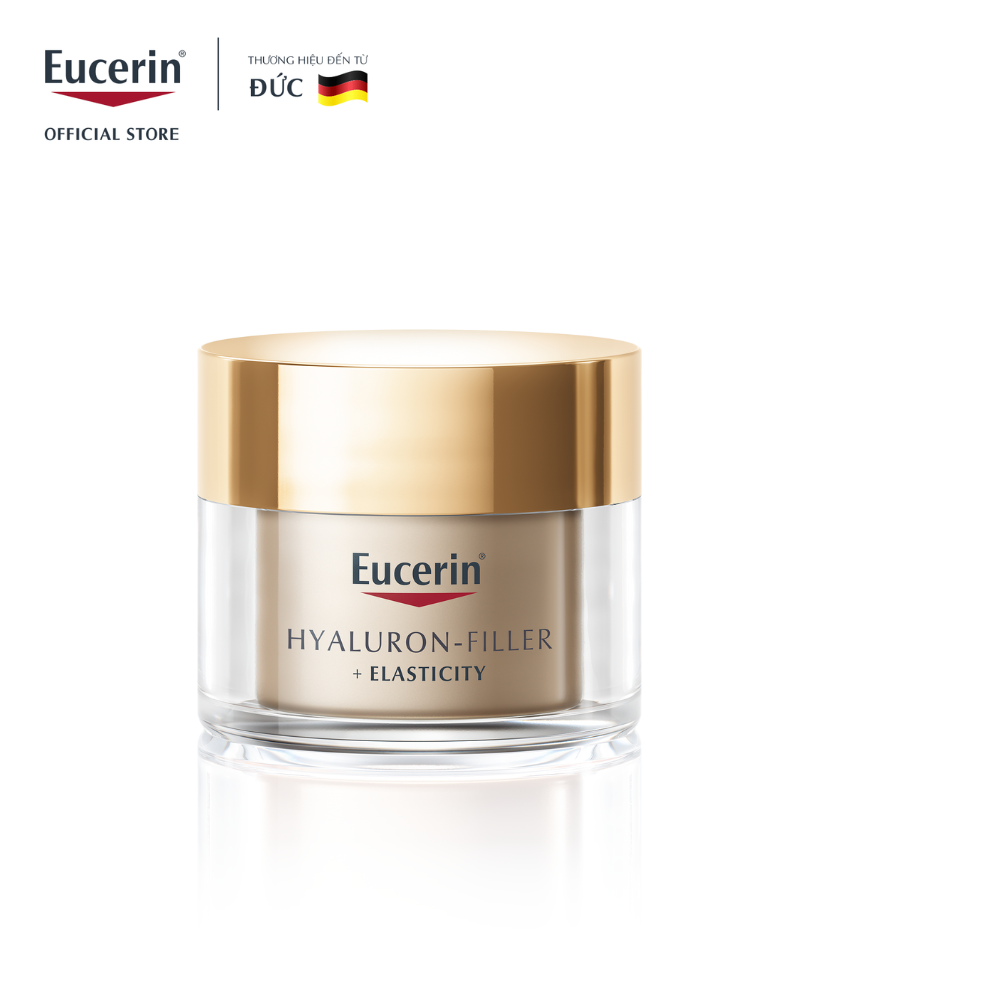 Kem dưỡng ngăn ngừa nếp nhăn sâu & da chảy xệ ban đêm Eucerin Anti-age Hyaluron-Filler+ Elasticity Night 50ml
