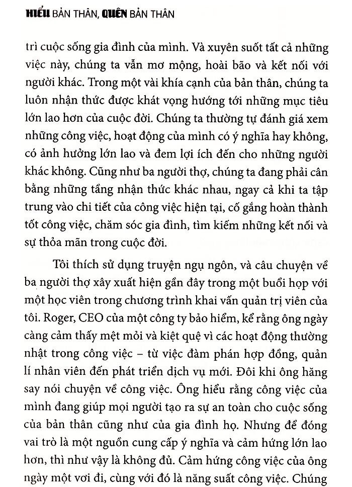 Hiểu Bản Thân, Quên Bản Thân - Chấp Nhận Nghịch Lí, Cải Biến Cuộc Đời