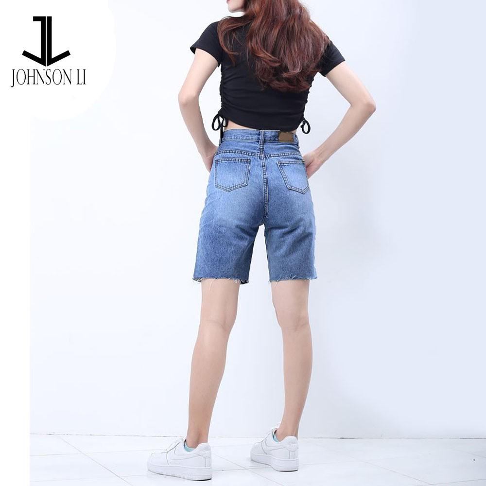 Quần jean lửng nữ JL JohnsonLi sịn sò , chất jean dày dặn, có 3 màu
