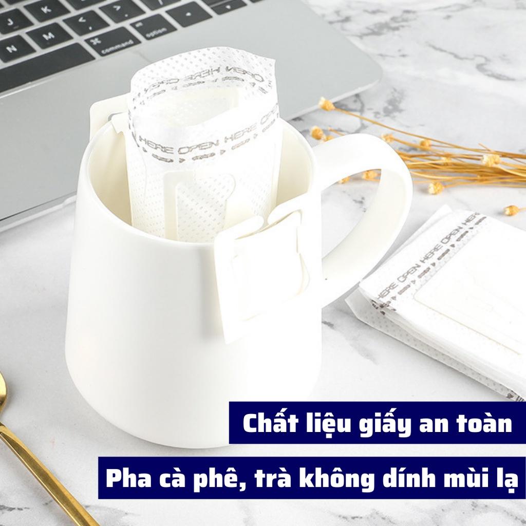 Vỏ phin giấy cafe túi lọc pha trà cà phê rang xay Robusta và Arabica pha phin nhỏ gọn mang đi du lịch