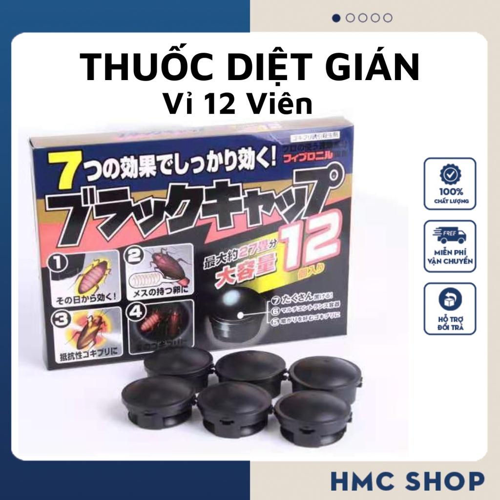 Thuốc diệt gián đuổi gián Nhật Bản 12 viên an toàn hiệu quả cho con người và vật nuôi