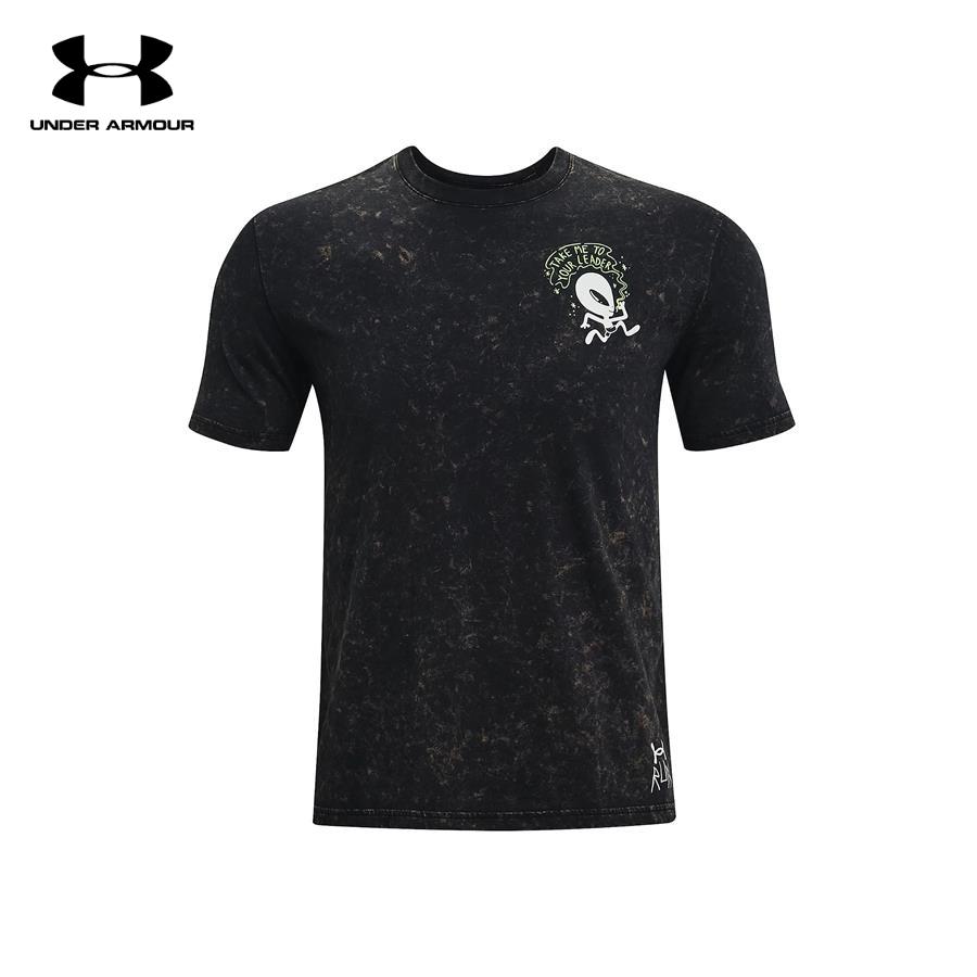 Áo thun tay ngắn chạy bộ nam Under Armour Run Your Face Off Flying - 1361481-001