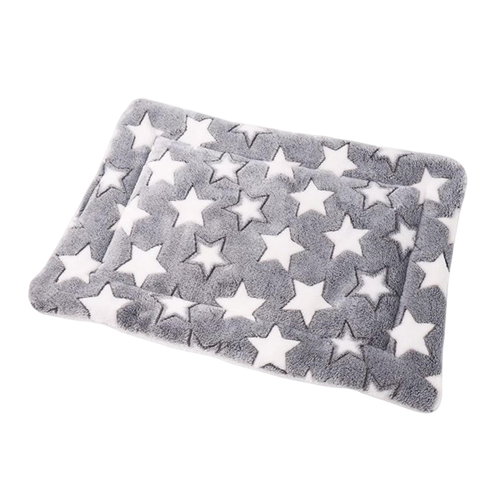 Pet Blanket Cat Sleeping Pad Flannel Throw Kennel Cushion Warm Dog Bed Mat