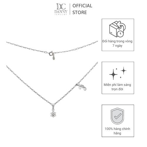 Dây Chuyền Có Mặt Danny Jewelry Bạc 925 Xi Rhodium Đá CZ & Phụ Kiện DM055