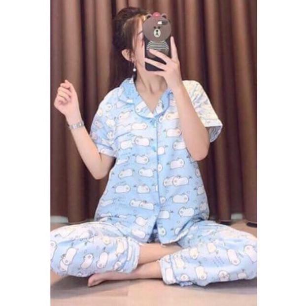 Bộ Ngủ Pijama Dài Form Dưới
