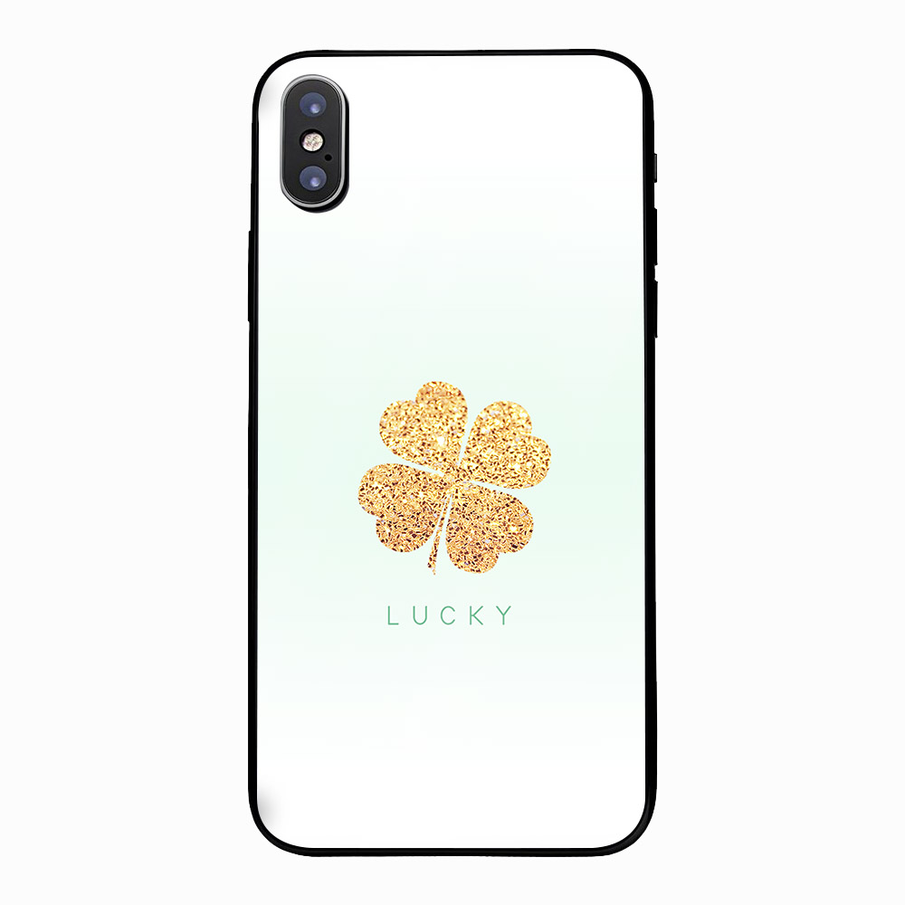 Ốp điện thoại kính cường lực cho máy iPhone X - Lucky MS ADATU001