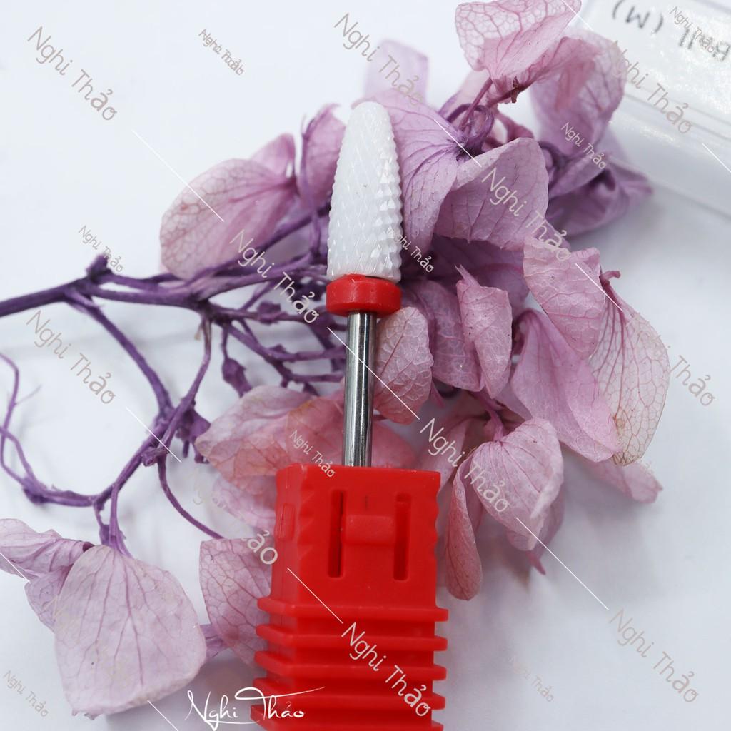 Đầu mài sứ mịn móng tay nail