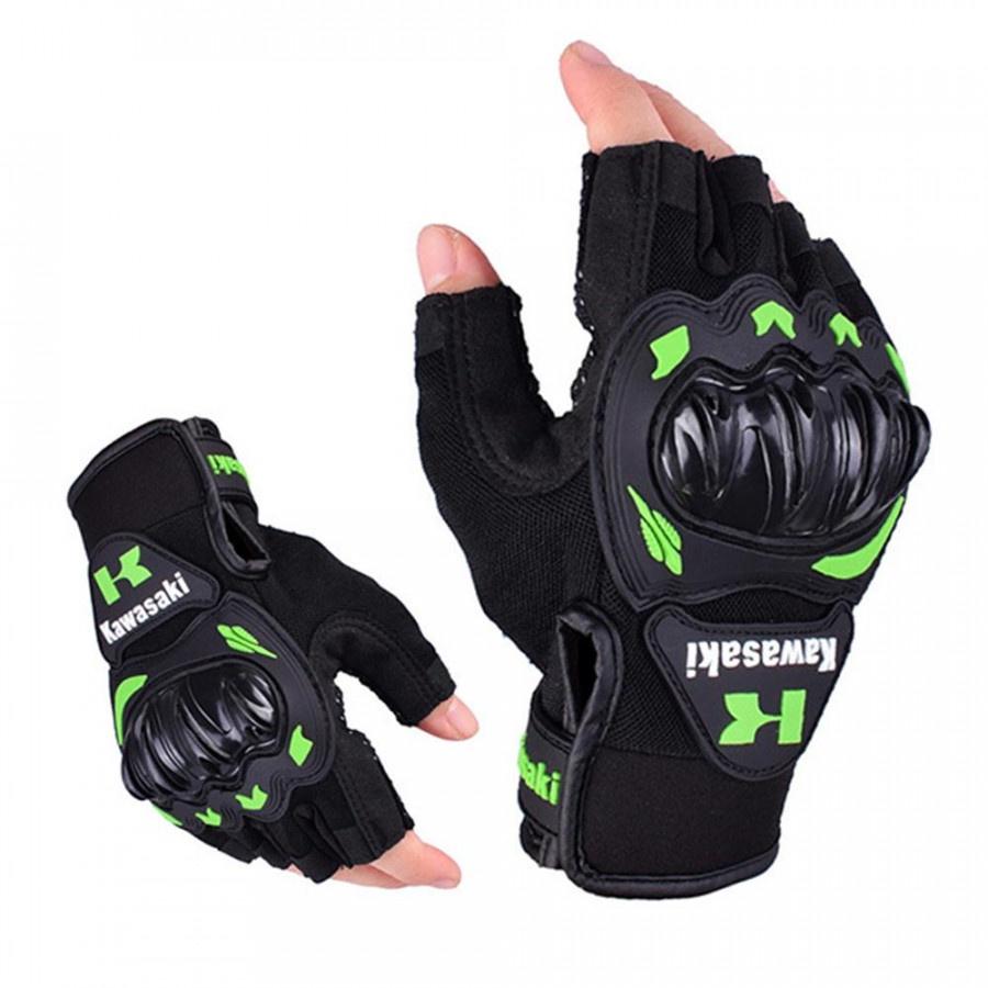GĂNG TAY MONSTER,KAWASAKI,KTM NỬA NGÓN CÓ GÙ NHỰA - ĐỒ PHƯỢT