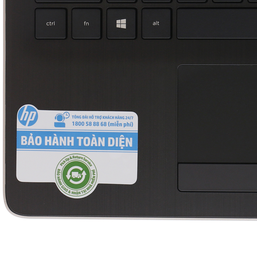 Laptop HP 15-da1033TX 5NK26PA (Core i7-8565U/ 4GB DDR4 2400MHz/ 1TB HDD 5400rpm, x1 slot SSD M.2/ MX130 2GB/ 15.6 FHD/ Win10) - Hàng Chính Hãng