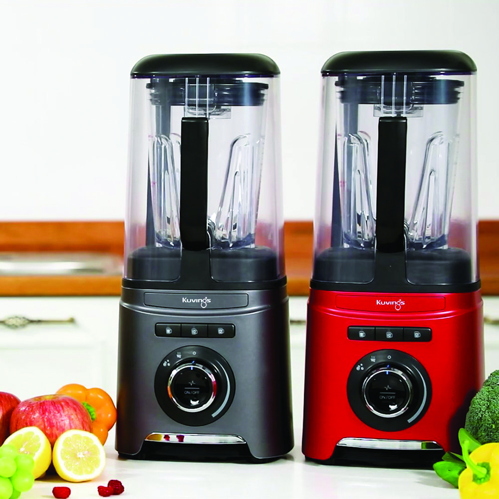 Máy xay sinh tố chân không Kuvings SV-400MB Màu Bạc - TẶNG 1 LÒ NƯỚNG THỦY TINH TIGER AX-777MV - Hàng chính hãng