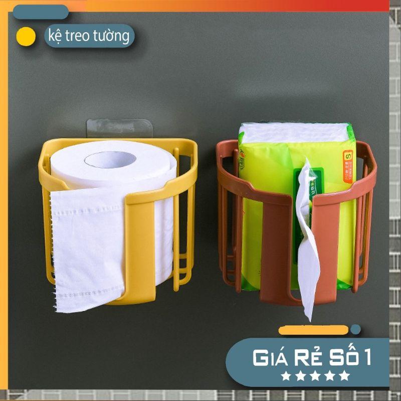 Giá kệ đựng cuộn giấy vệ sinh dán tường vô cùng tiện lợi