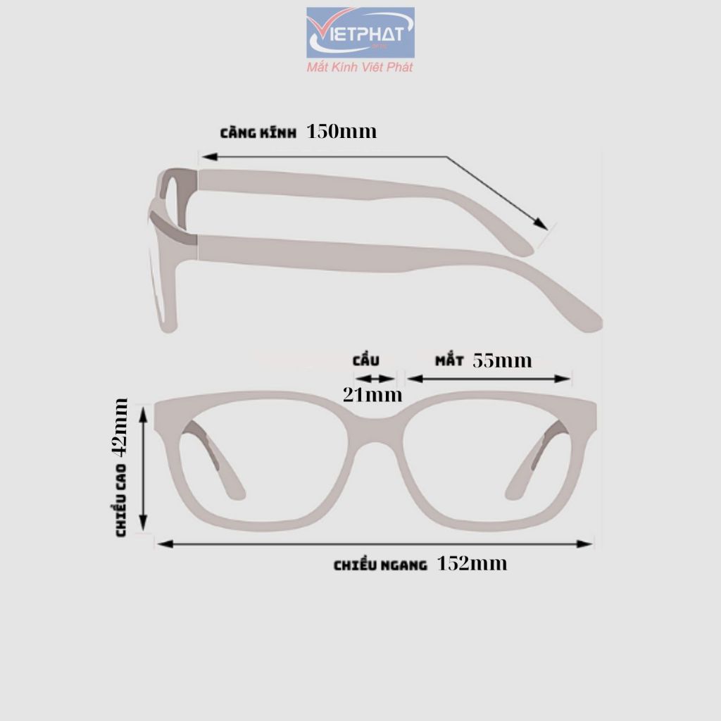 Gọng kính Vietphat Eyewear Chrome-Hearth CH8139