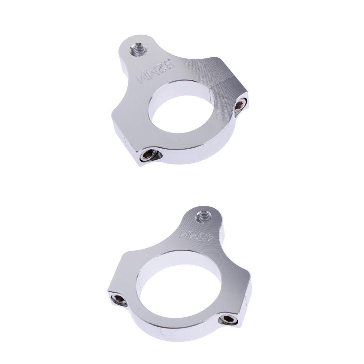 2x 32mm 45mm Aluminum Universal Motorcycle Steering  Brackets