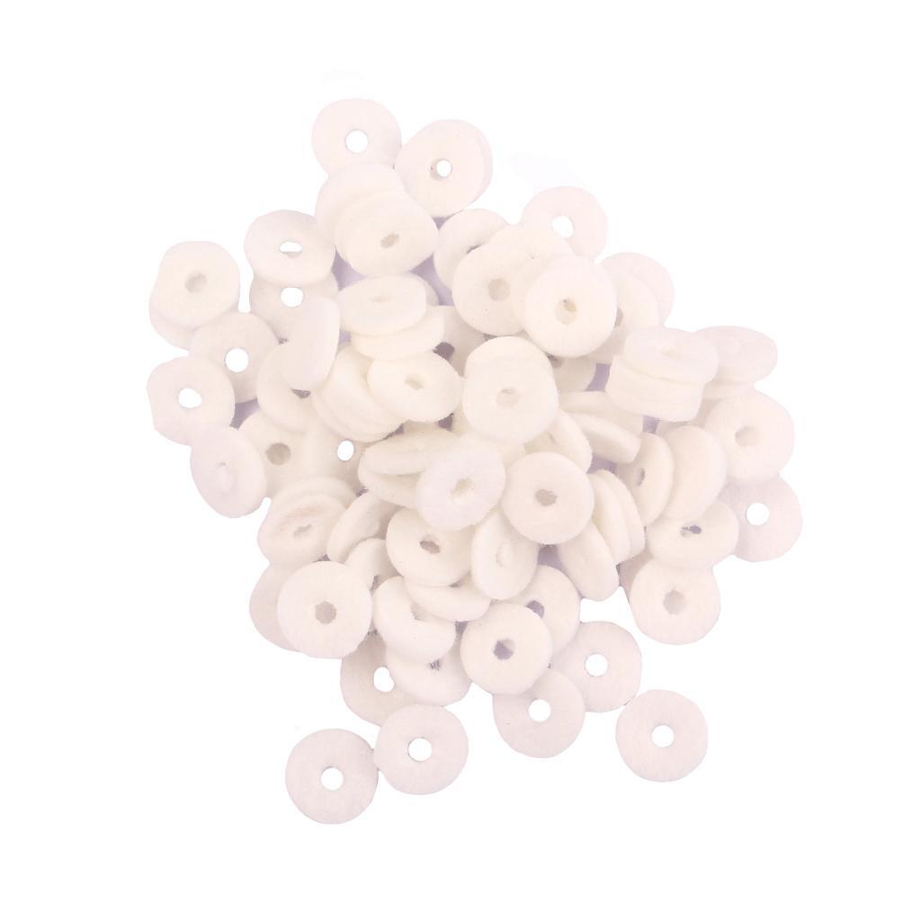 90 Pcs Piano Keyboard Felt Front Rail Regulating Punchings for Pianos 12mm