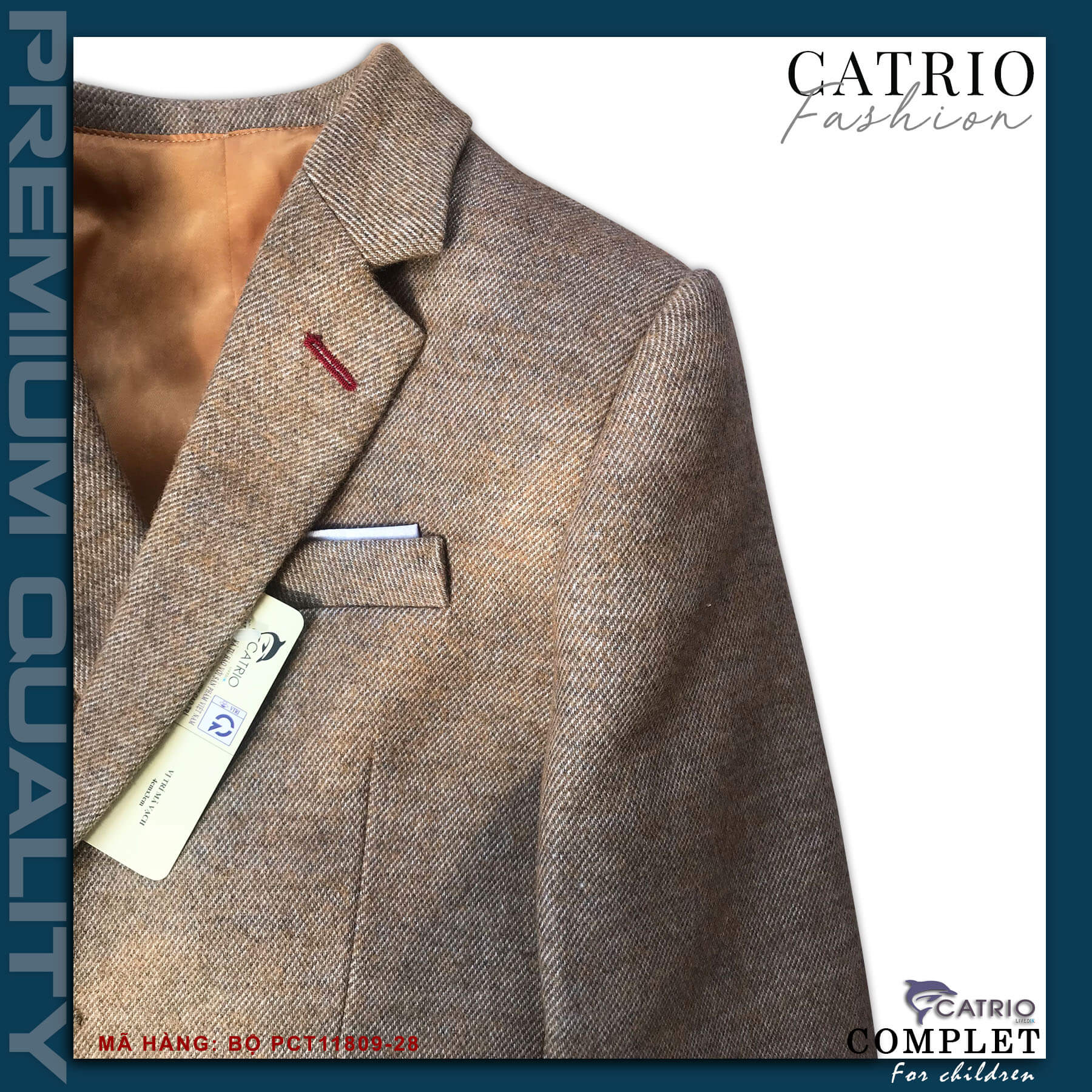 BỘ ĐỒ VEST BÉ TRAI CATRIO PCT11809/28 LÀ COMPLE TRẺ EM TỪ 2 TUỔI ĐẾN 12 TUỔI THUỘC BST QUẦN ÁO TRẺ EM CATRIO MÙA TIỆC CƯỚI LỄ TẾT SANG TRỌNG NĂM 2021