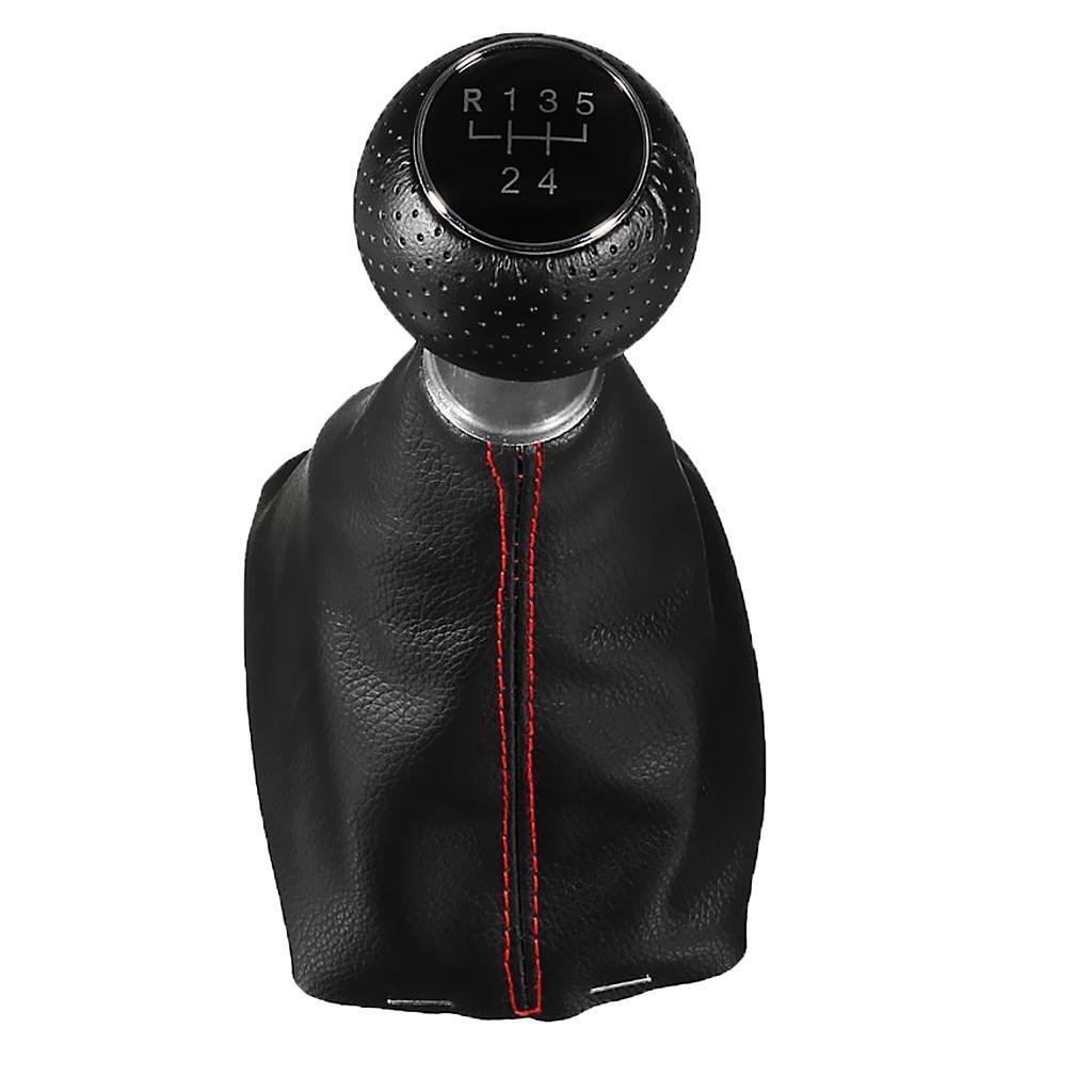 High Quality 5 Speed Gear Knob Shift Shifter Cover Black