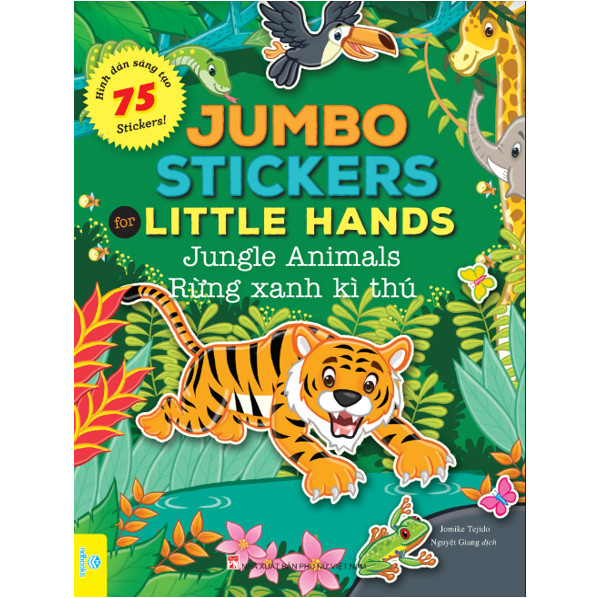 Sách - Trọn bộ 12 cuốn: Jumbo Stickers For Little Hands - 75 Stickers! - ndbooks