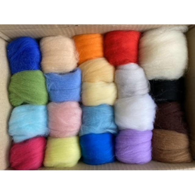 Bảng màu LEN CHỌC - LEN THÔ - Needle Felting để làm đồ thủ công 4