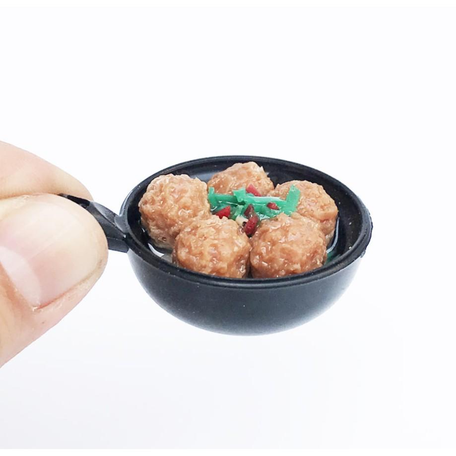 Mô hình 05 món ăn tỉ lệ 1/12 cho dân chơi re-ment, nhà búp bê, trang trí tiểu cảnh, DIY