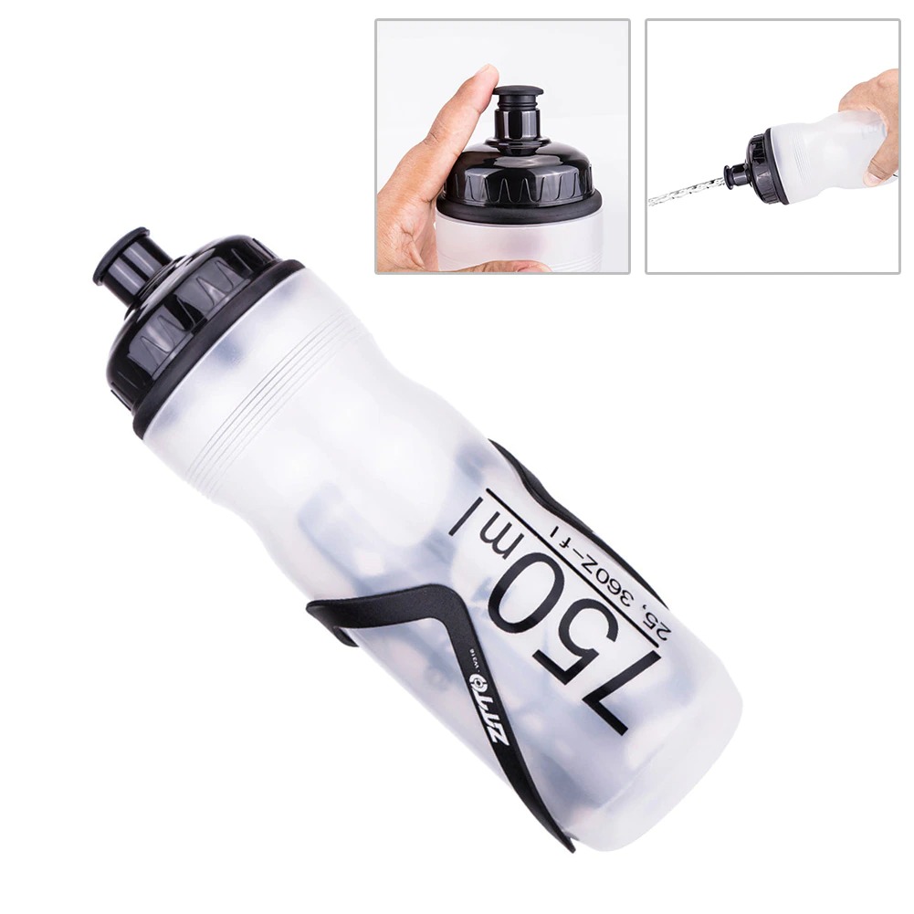 Bình Chai Nước Xe Đạp Lớn 750ml YQ750 Chất Liệu Nhựa PP An Toàn Dễ Dàng Vệ Sinh MaiLee