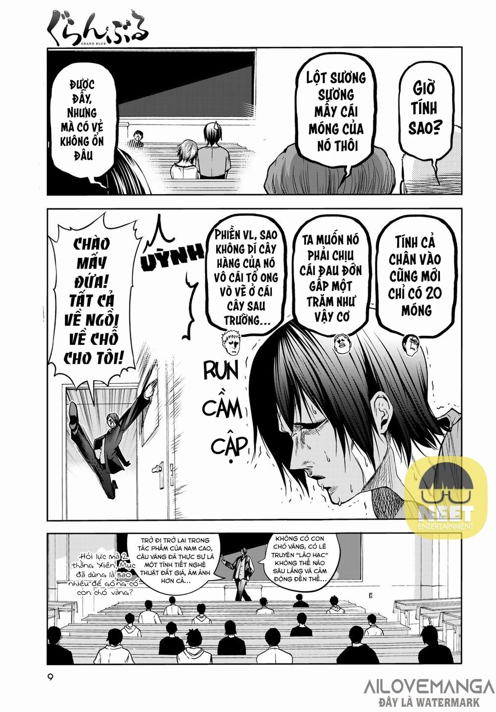 cô gái thích lặn - grand blue chapter 74 5