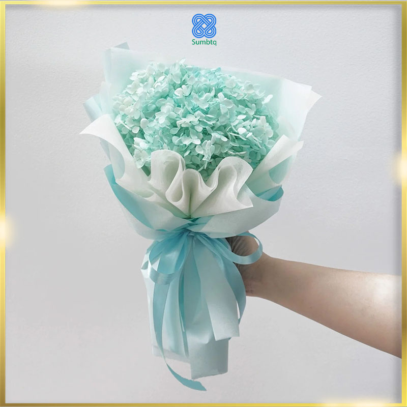 Hoa cẩm tú cầu màu xanh mint