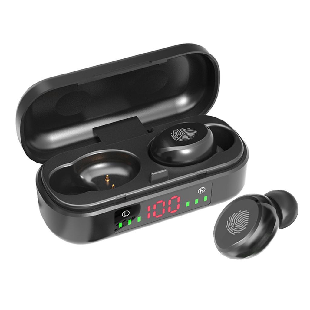 Bluetooth 5.0 Headset Wireless Earphones Twins 8D Stereo Headphone