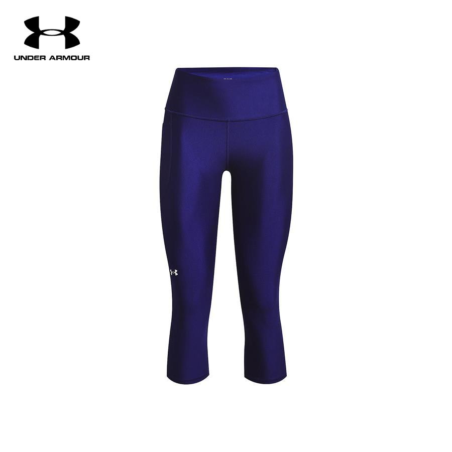 Quần legging thể thao nữ Under Armour HeatGear Armour No-Slip Waistband Capris - 1365334-415