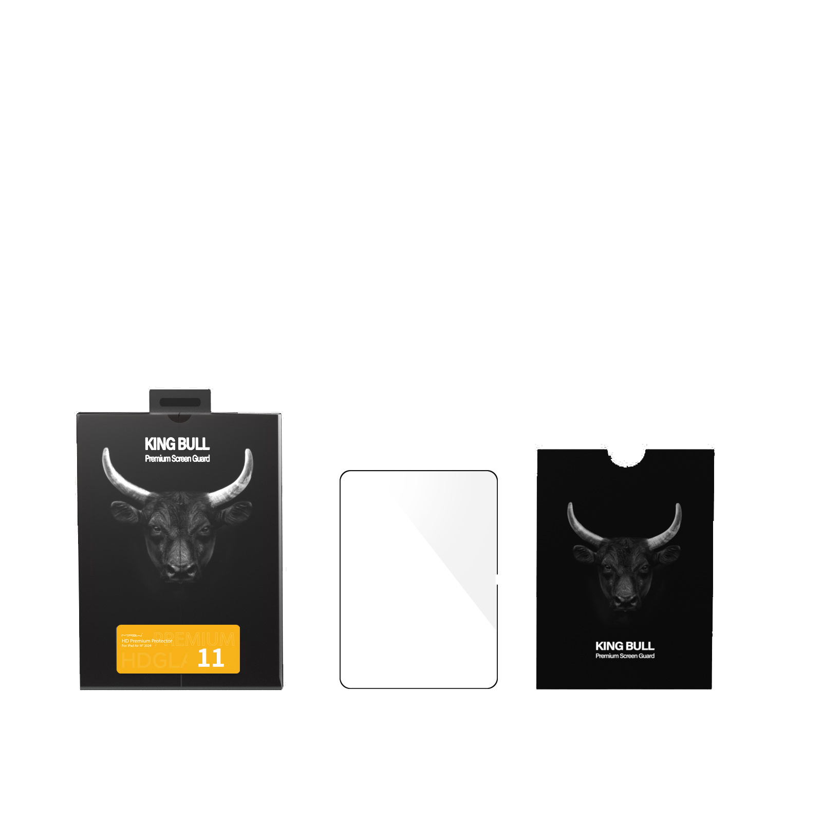 Miếng dán cường lực Mipow Kingbull Premium HD cho iPad Air 11 inch / 13 inch 2024 - Thiết kế cao cấp, hàng chính hãng