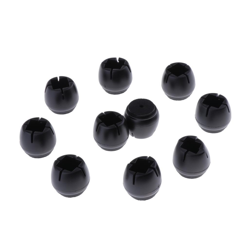 10pcs Chair Leg Caps Wood Furniture Floor Protectors Table Glides