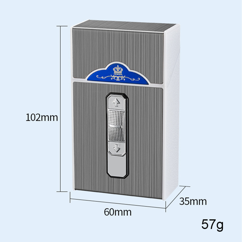 Bật Lửa Điện Kiêm Hộp Đựng Thuốc 20Đ Lớn Ngắn A16