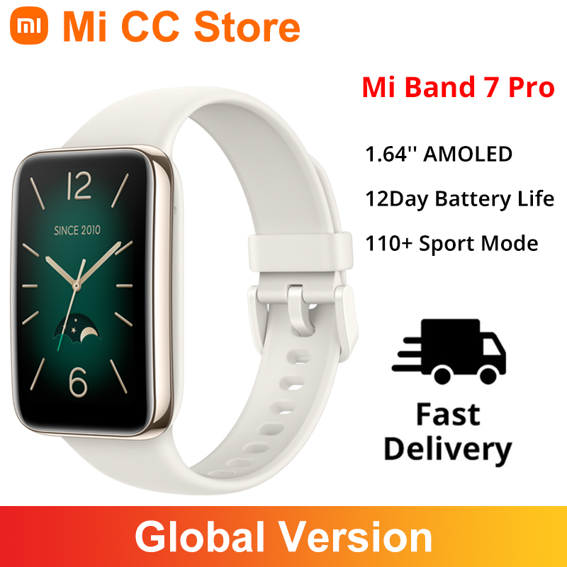 Phiên bản toàn cầu Xiaomi Band Smart 7 Pro Alexa Voice Assistant 1.64 '' Hiển thị GPS SPO2 5ATM không thấm nước 12 ngày