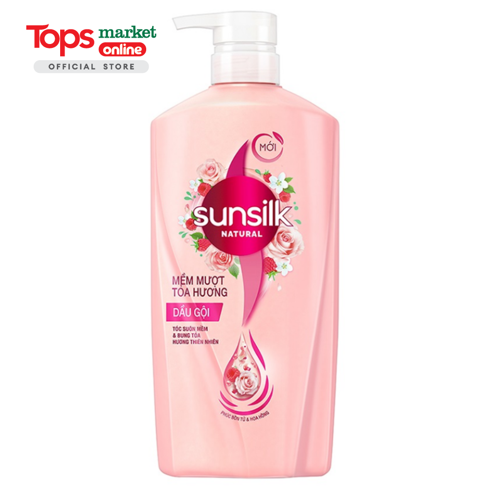 Dầu Gội Đầu Sunsilk Natural Mềm Mượt Tỏa Hương Chai 650G