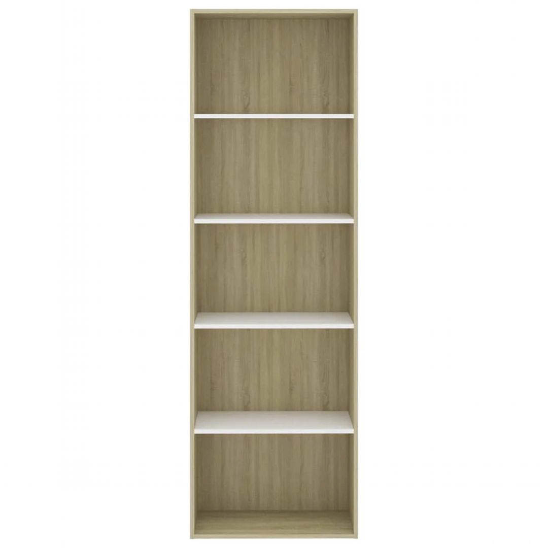 Kệ sách, kệ trang trí gỗ hiện đại SMLIFE Badgely  | Gỗ MDF dày 17mm chống ẩm | D60xR28xC170cm