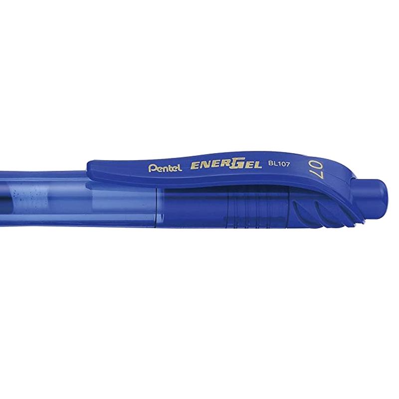 Bút Bi Gel EnerGel 0.7 mm - Pentel BL107-C - Mực Xanh