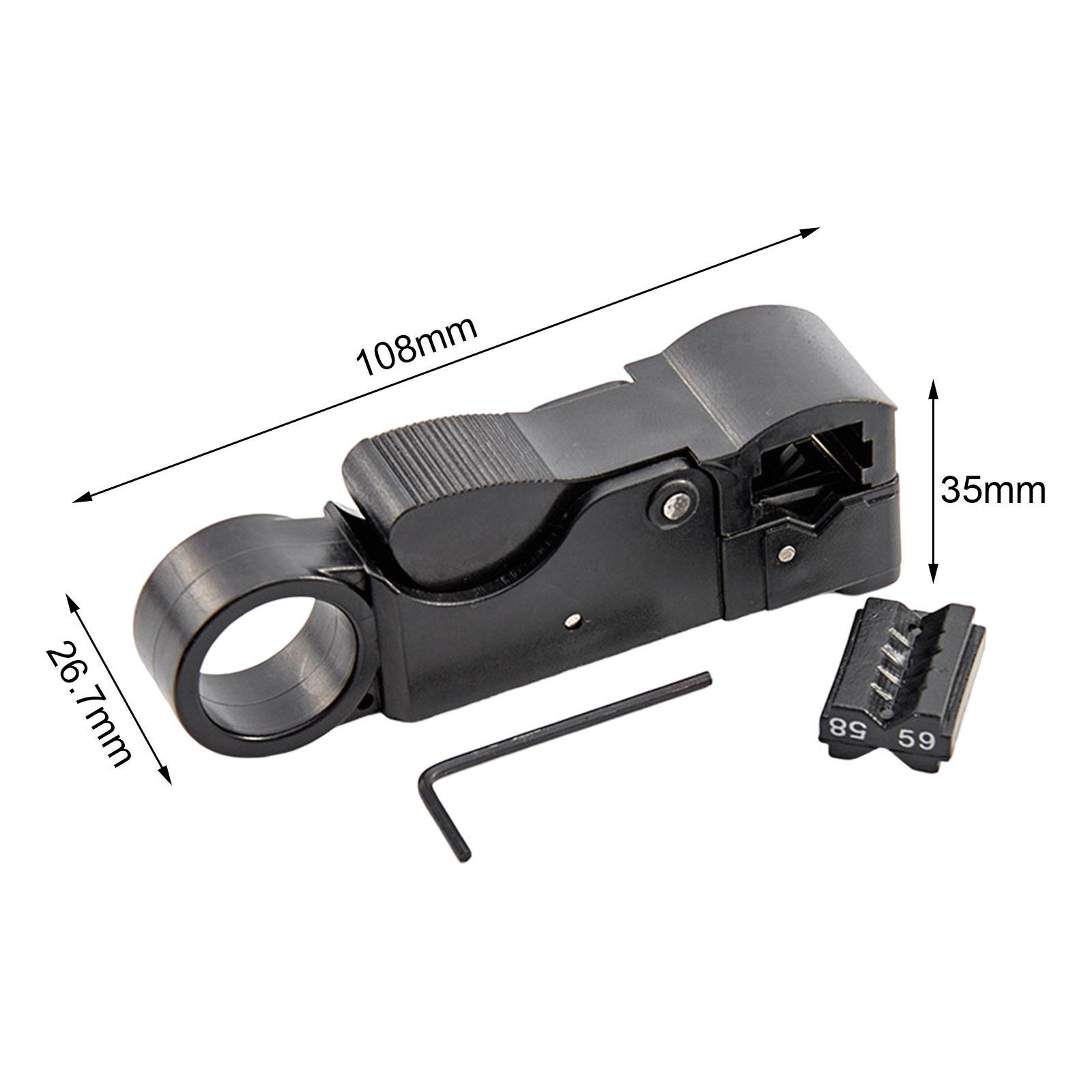 Multifunctional Coaxial Cable Stripper Stripping Plier Wire Stripper for RG3C RG4C