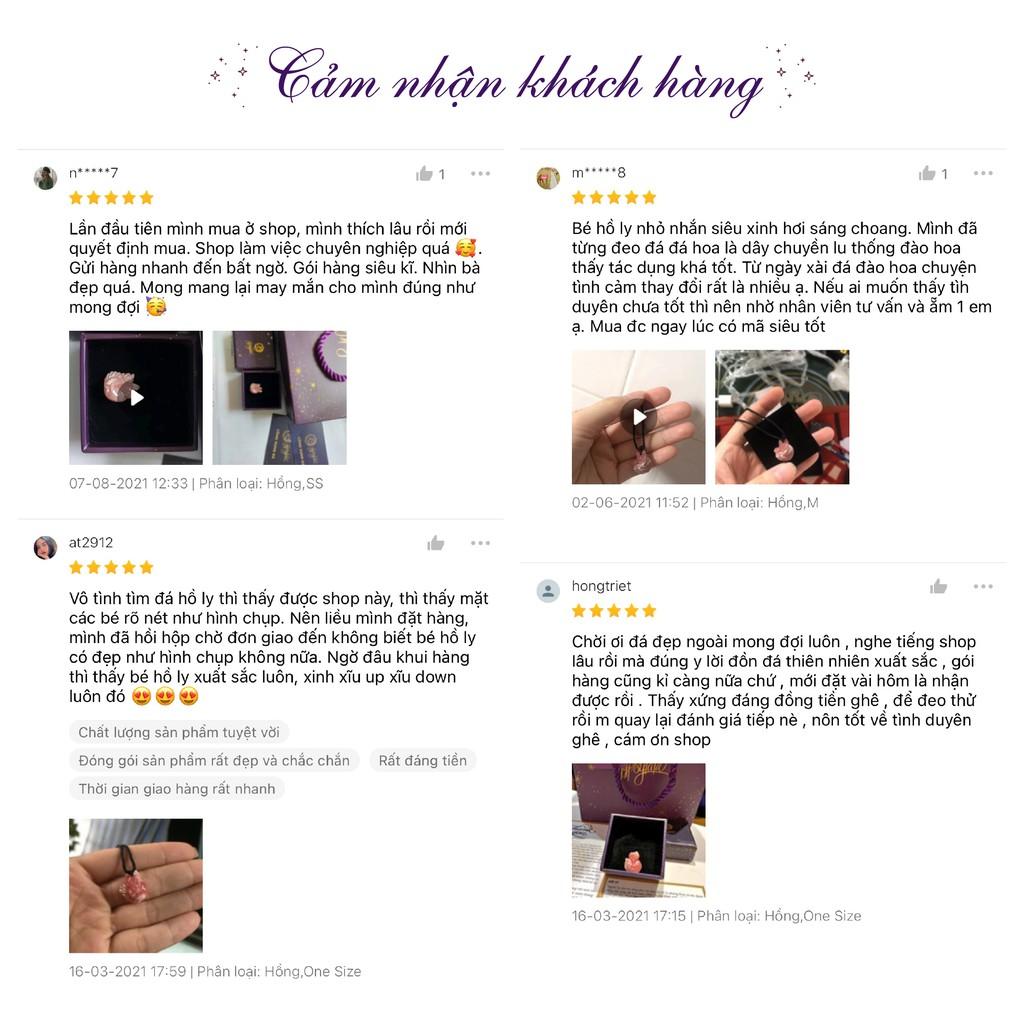 Dây chuyền Hồ Ly đá Đào Hoa HLDHMCC1 Gypsy.lala
