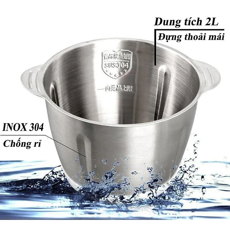 Máy xay thịt, máy xay đa năng INOX YOICE - 300W - Hàng chính hãng