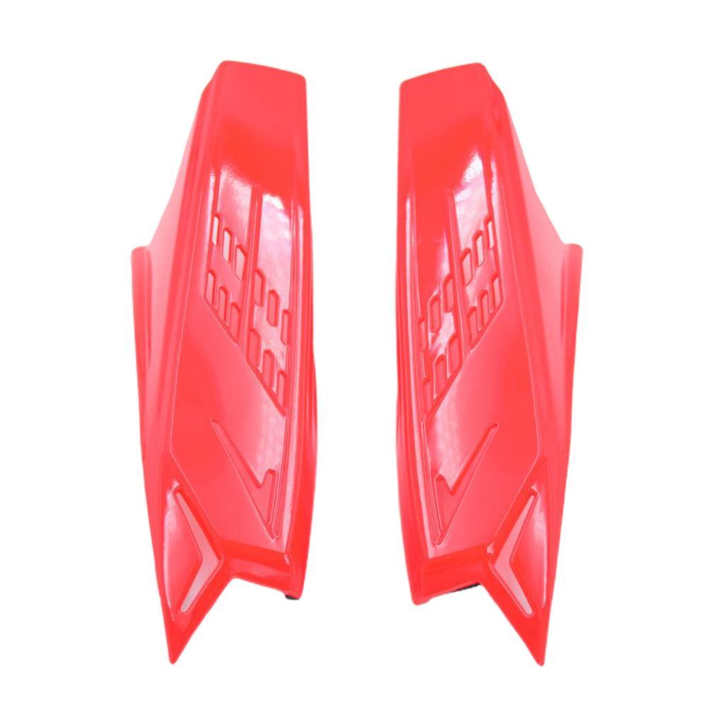 2Pcs Red Modification Accessories Protective Decor Motorcycle Horns