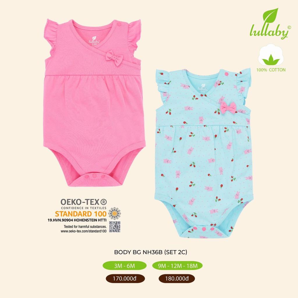 Body bé gái LULLABY mẫu mới năm 2020 set 2 chiếc