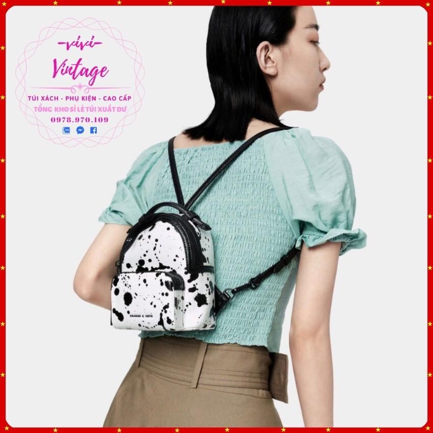 Tặng Túi Vải Balo Cnk Mini Siêu Xinh Xuất Dư , Có Thể Đeo Chéo , Ảnh Video Thật , Ba Lô Nữ Thời Trang Ulzzang