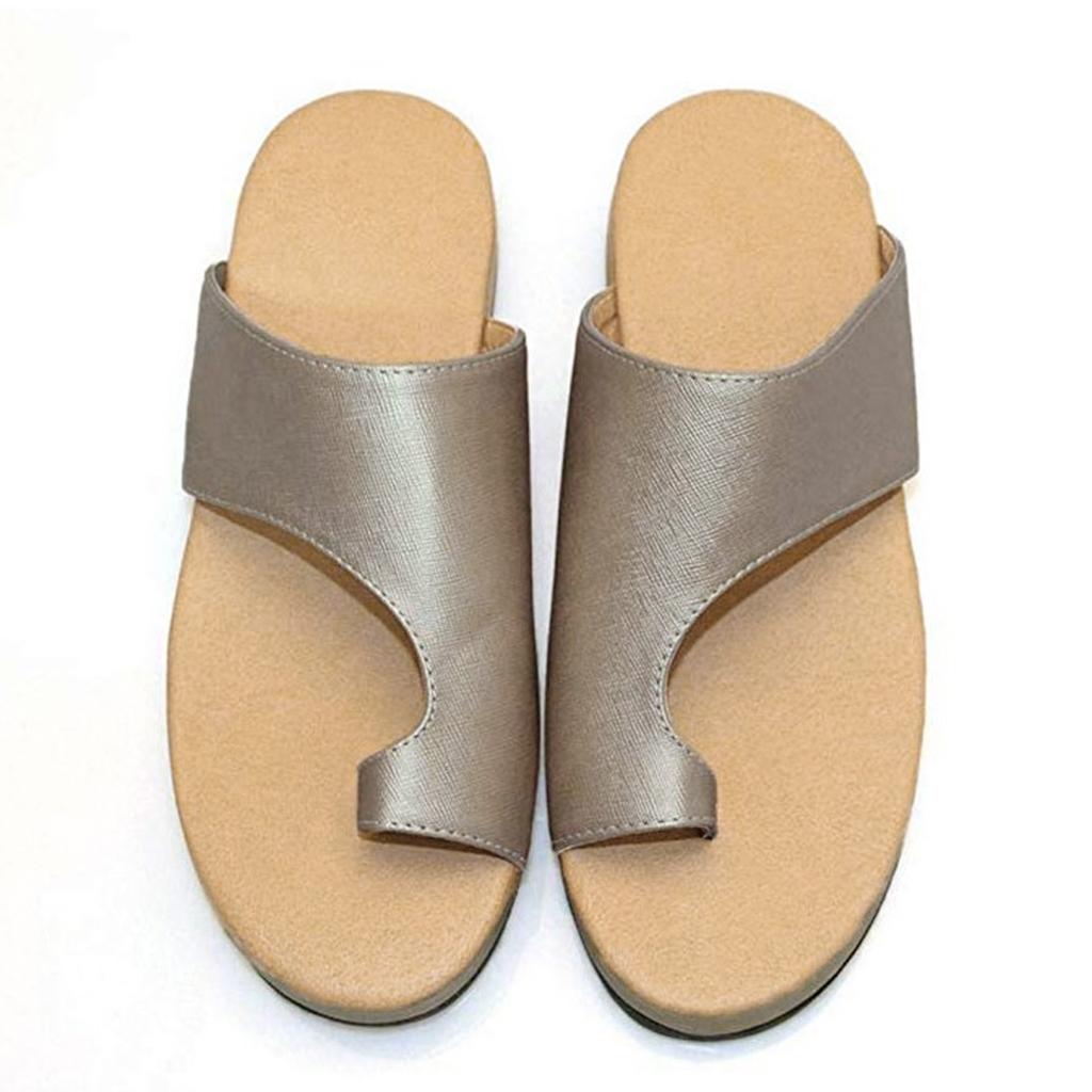 Women Comfy Platform Sandal Shoes Summer Beach Ladies Shoes Black 37