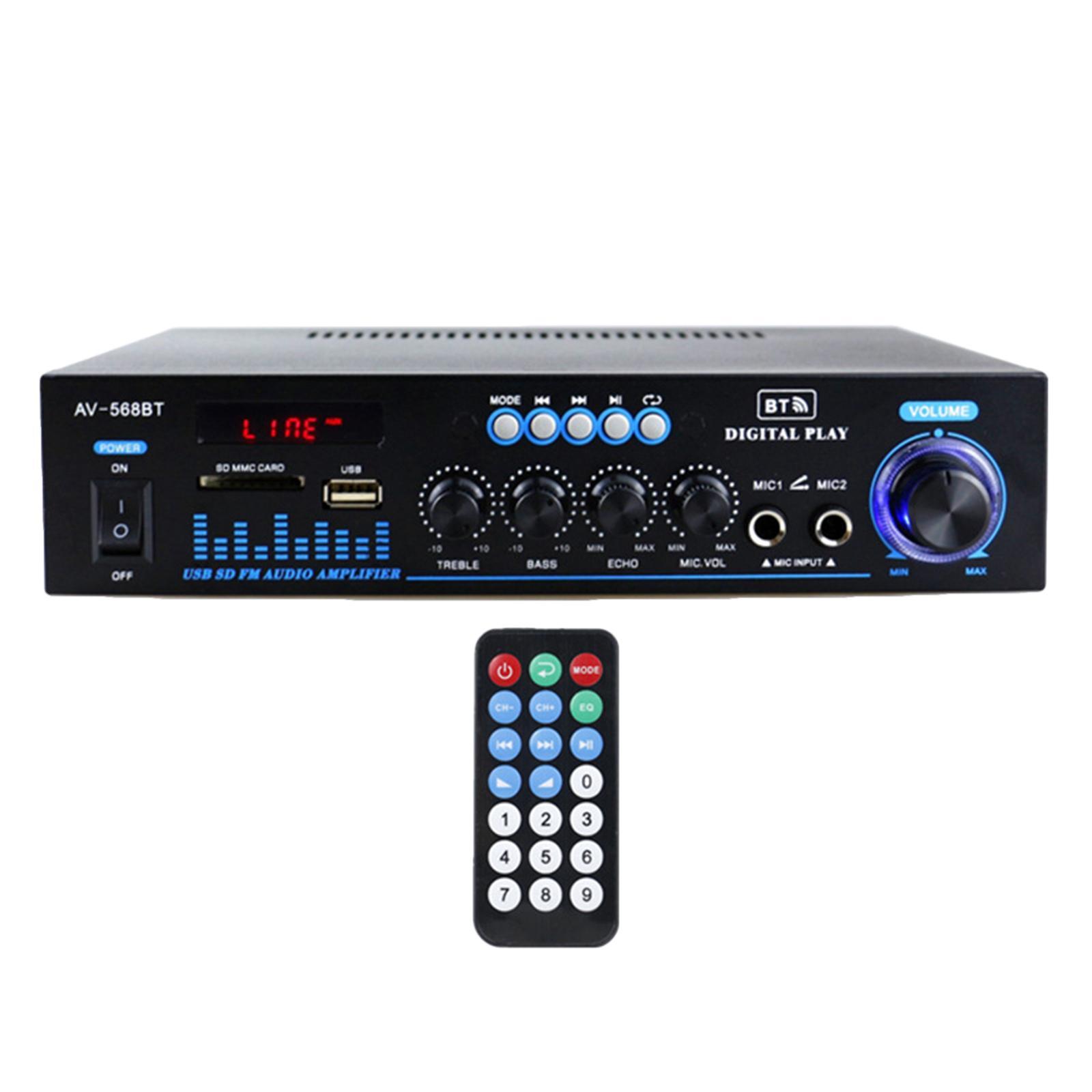 Wireless Bluetooth Audio 12V 220V w/LCD Display for Home Speakers