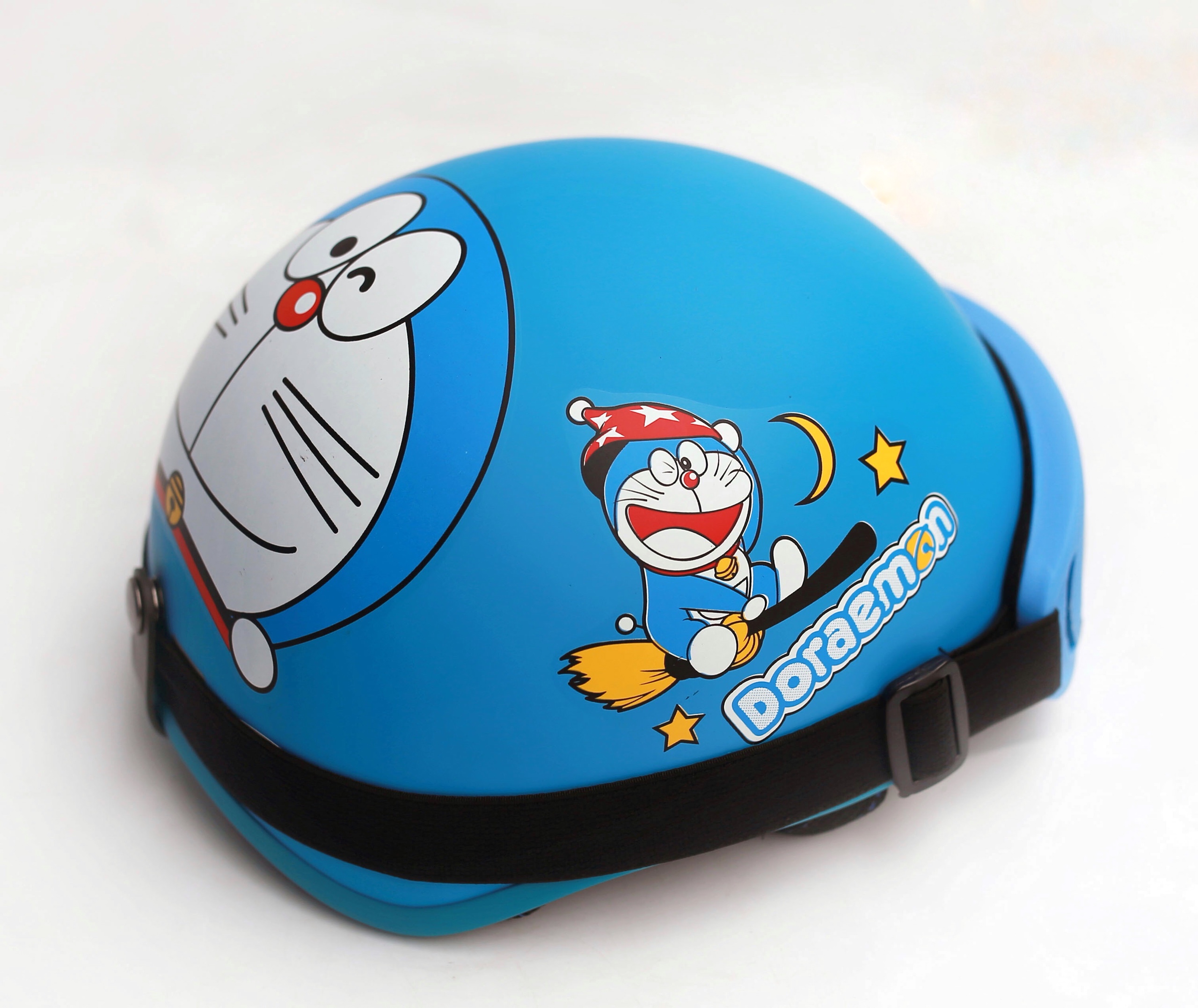 Mũ phượt Doraemon kèm kính X400 viền xanh