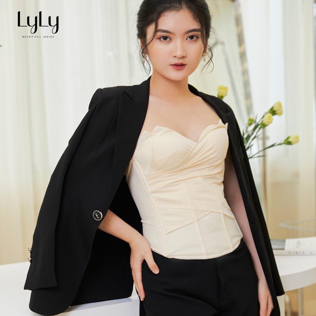 Áo Corset voan Lyly AL208 áo lót ren định hình ngực thiết kế quyến rũ cho thân hình thon gọn