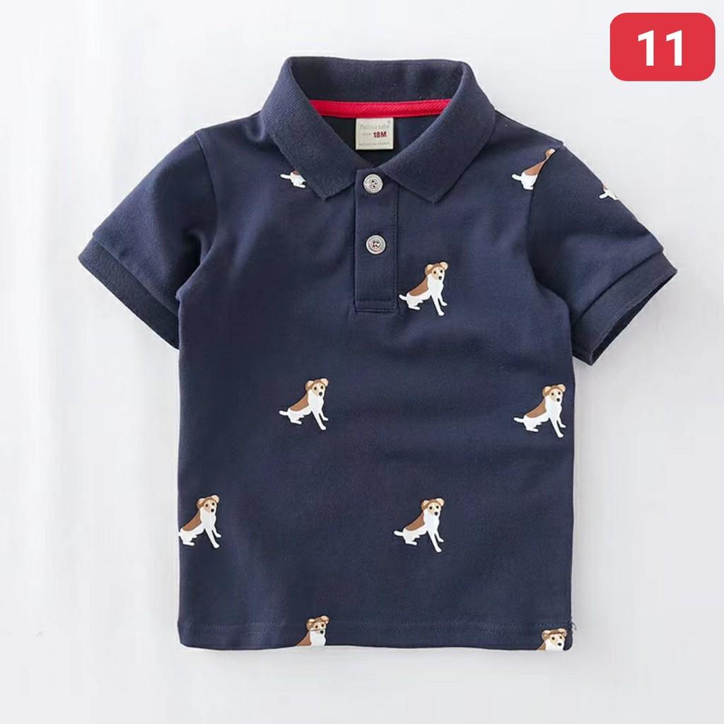 Áo cổ trụ bé trai size 18 tháng - 6 tuổi