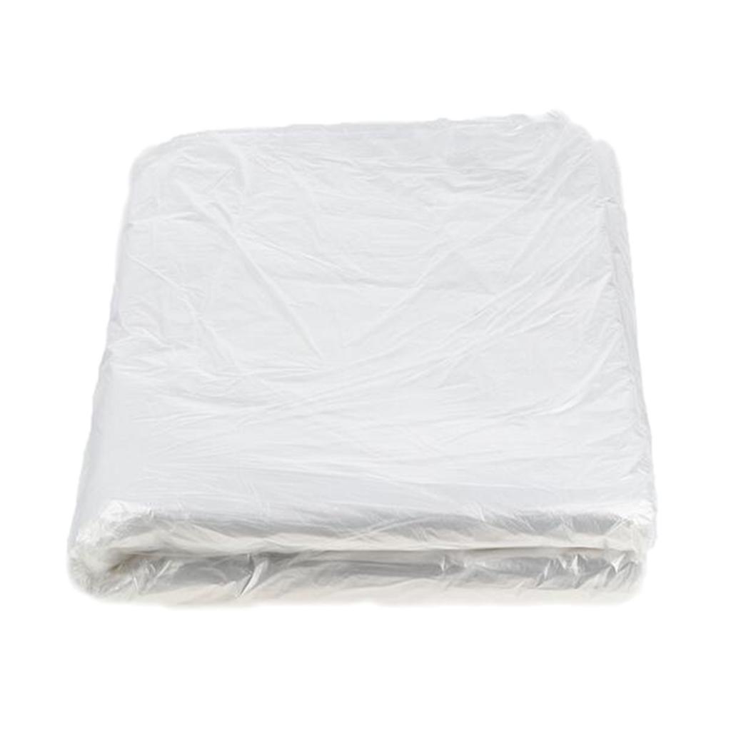 100x Disposable Hair Cutting Cape Unisex Barber Shop Capes Transparent