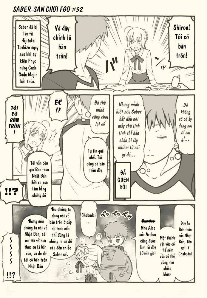 saber-san chơi fgo! chapter 51 3